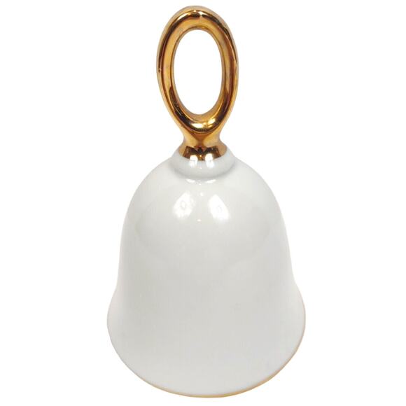 Vintage Bell 1978 American Treasury American Beauty Yellow Rose Bell No 3608 - Picture 3 of 7